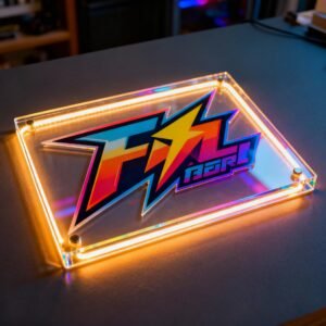 CRYSTAL EDGE-LIT ACRYLIC FRAME