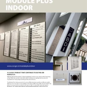 MODULAR INDOOR SIGN