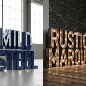 MILD STEEL LETTERS